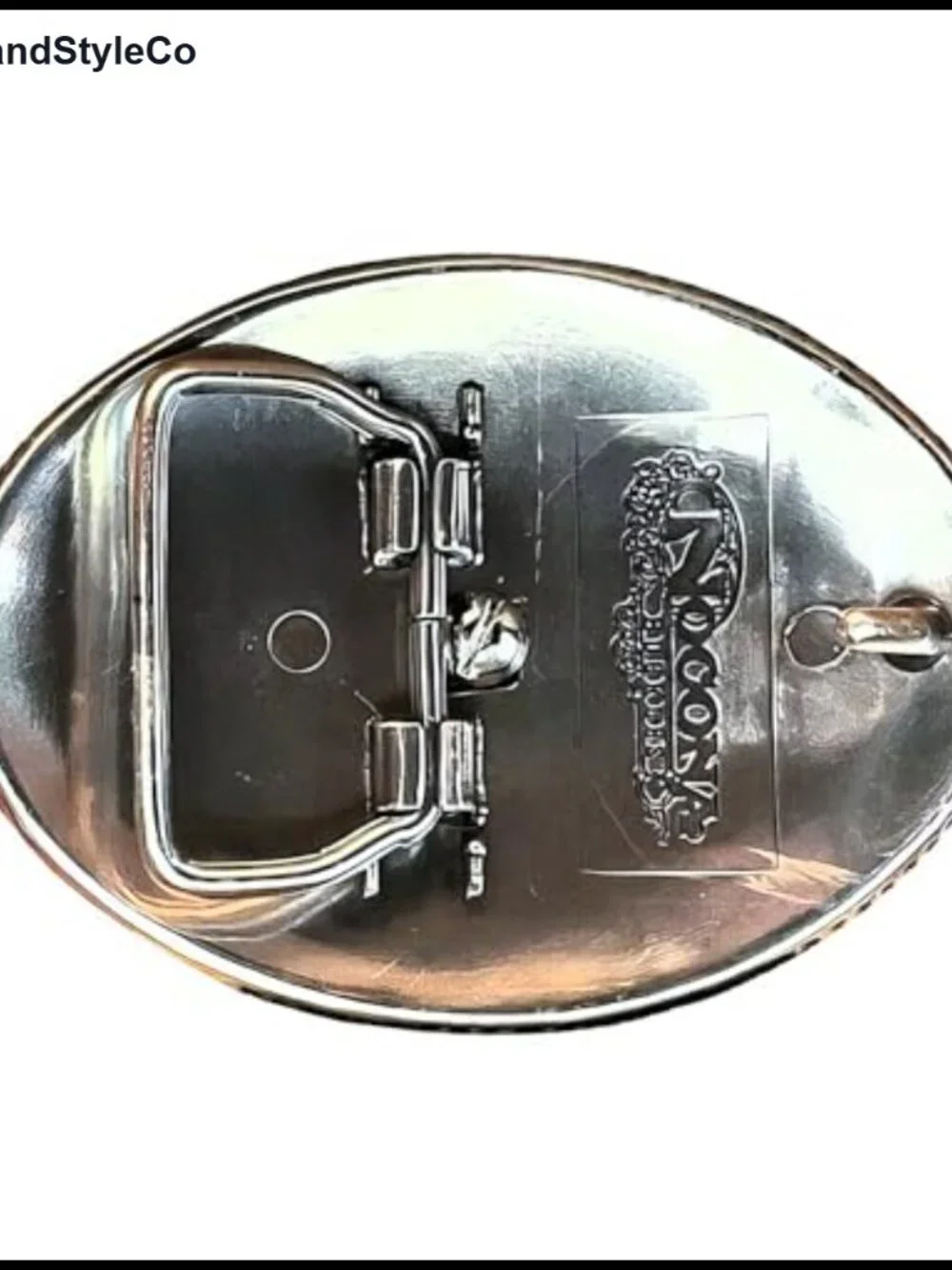 Girls Western Barrel Racer Belt Buckle with Pink Crystals